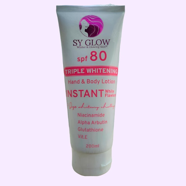 SY GLOW INSTANT WHITENING LOTION SPF80