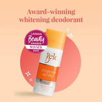 Belo Intense White Deodorant Roll-On & Whitening Cream 40mL || Halal || Alcohol-Free