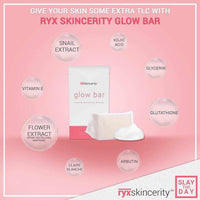 RyxSkin Sincerity Glow Bar Soap 100g with Foaming Mesh Net