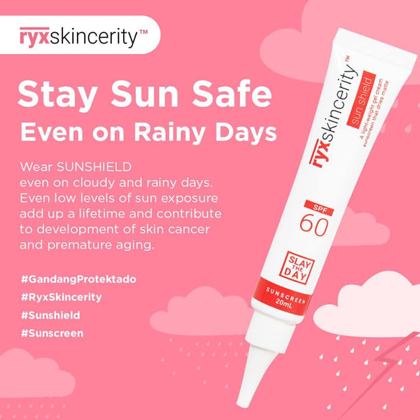 RyxSkin Skincerity Sunscreen Sun Shield SPF60 20ml