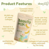 Beauty Milk Melon Collagen Drink 50,000mg - Collagen Powdered Drink by Dear Face